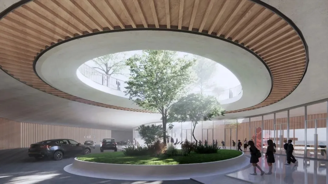 BIM Architecture | Embracing Childhood in the 'Green Wilderness Town' Original: Future Campus of Qianjiang New City in Hangzhou/10 Design