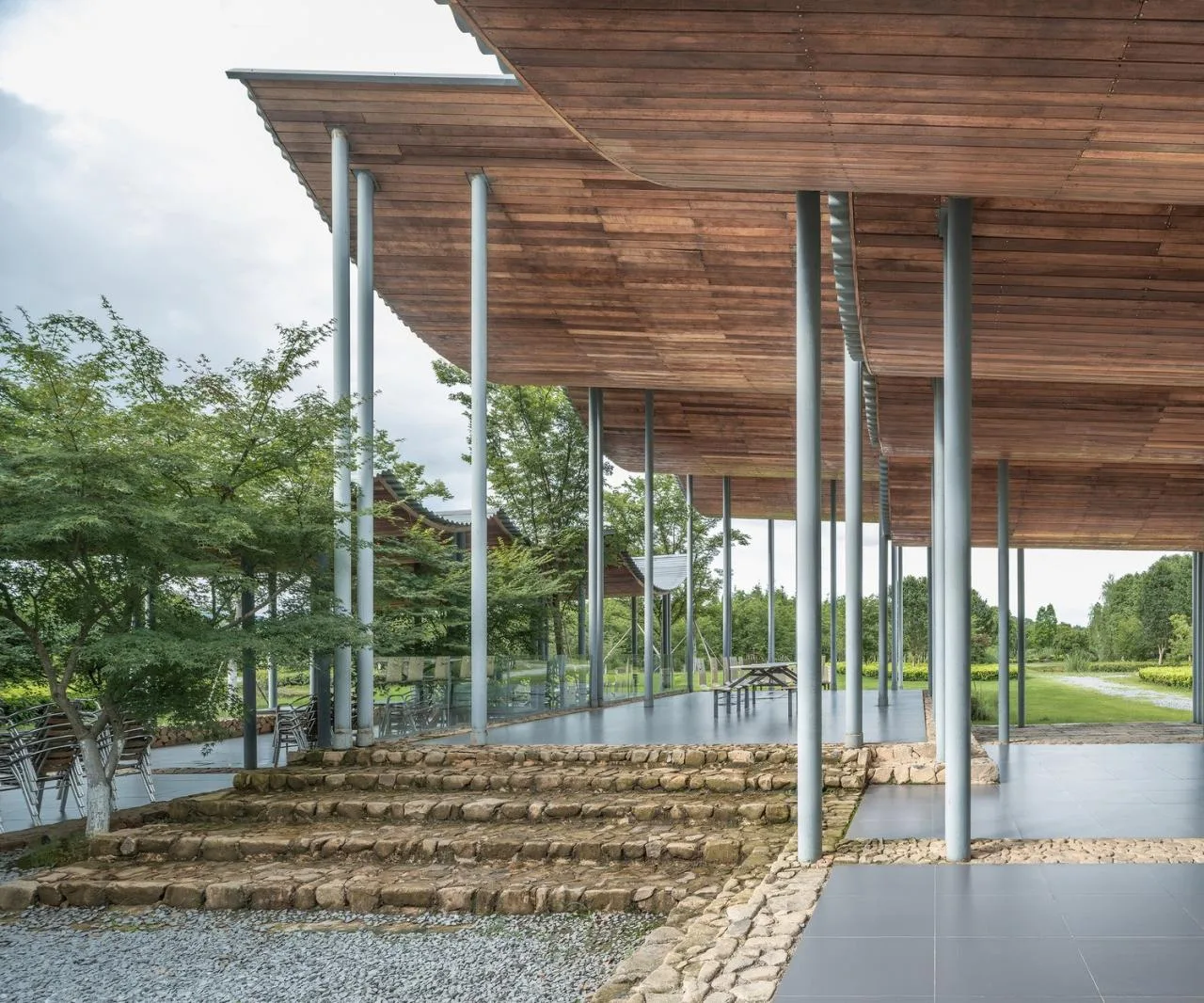 BIM Architecture | Jingshan Flower Sea Pavilion/Zhejiang Agriculture and Forestry University Landscape Design Institute+Hangzhou Dongwei Architecture