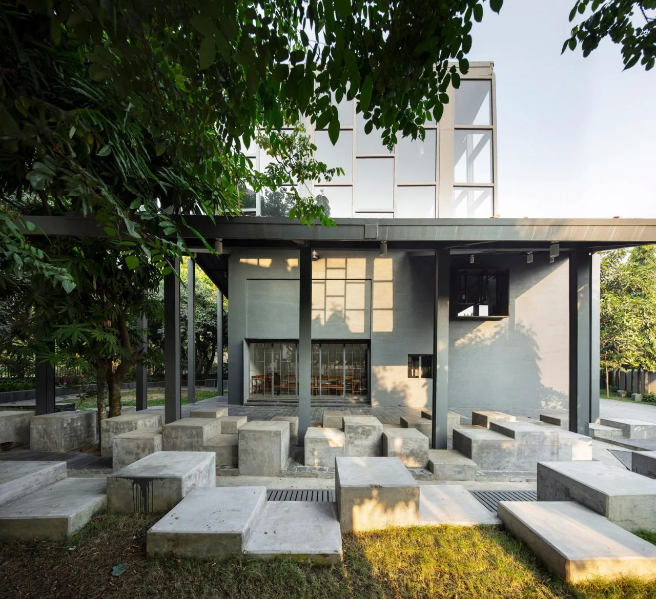 BIM Architecture | Arthshila Cultural Center - Cultural Adaptation and Reuse of Private Infrastructure/Abin Design Studio