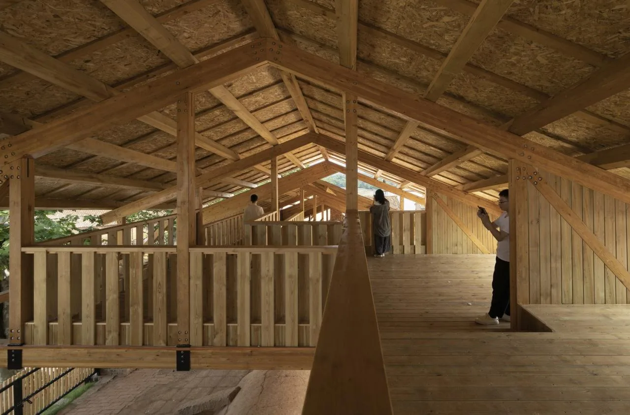 BIM Architecture | Anhui Qianshan Poomlong Kiln and Intangible Cultural Heritage Living Room/Grey Space Architecture Firm