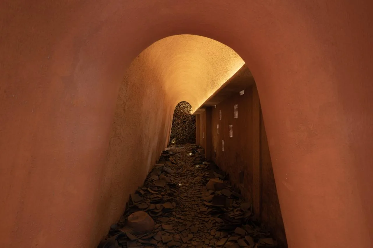 BIM Architecture | Anhui Qianshan Poomlong Kiln and Intangible Cultural Heritage Living Room/Grey Space Architecture Firm