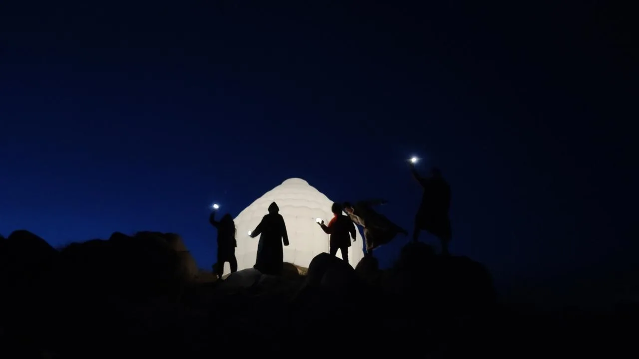 BIM Architecture | Inflatable Mongolian yurt Air Ger/Ger Studio