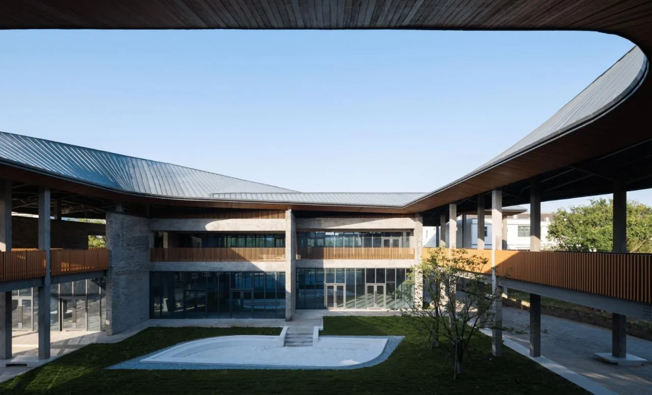 BIM Architecture | Landscape Architecture of Taizhou Lulang Post Station/Garden Building