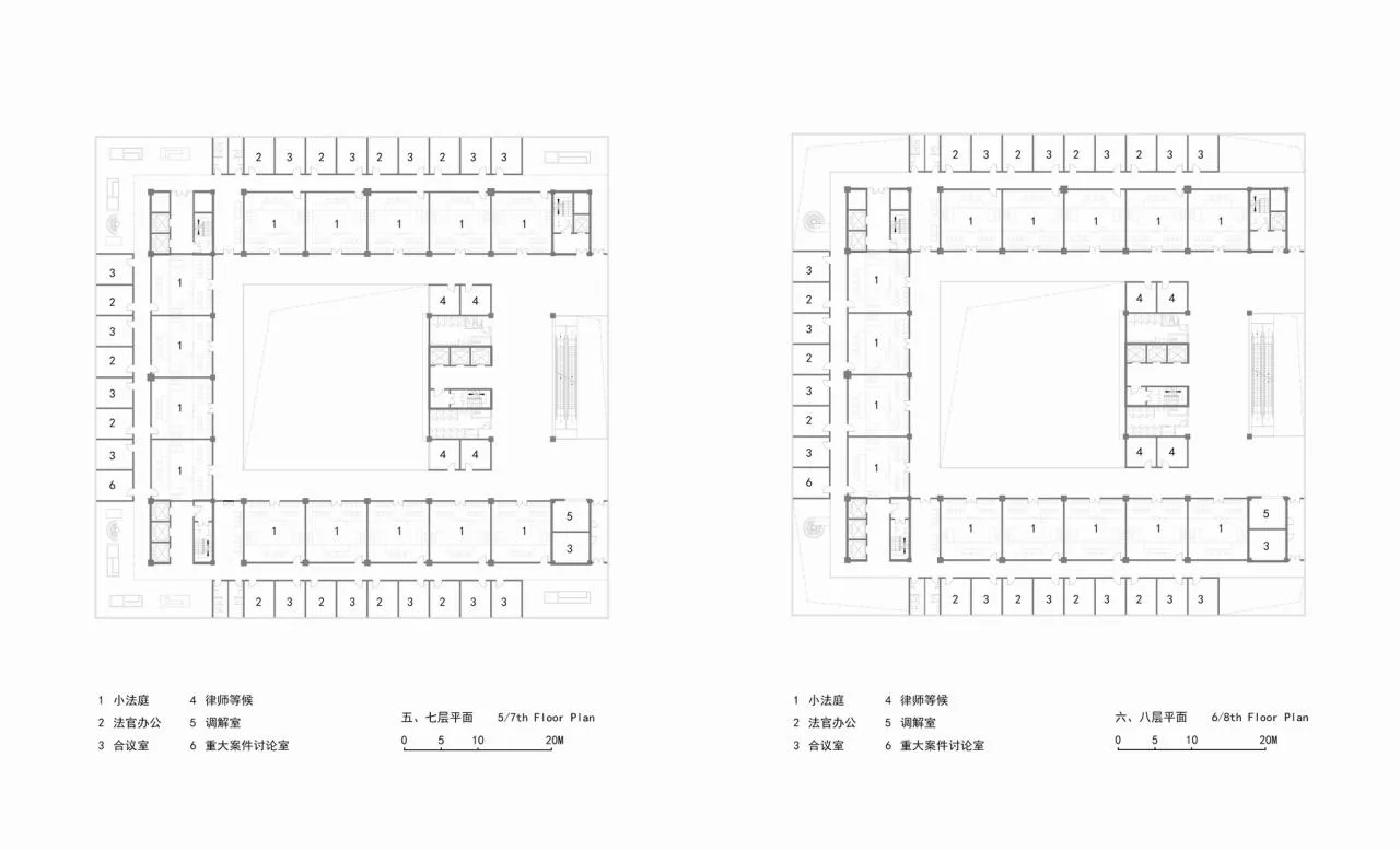 BIM Architecture | Solidified Justice • Changzhou Intermediate People's Court Expansion/Jianhe Architecture