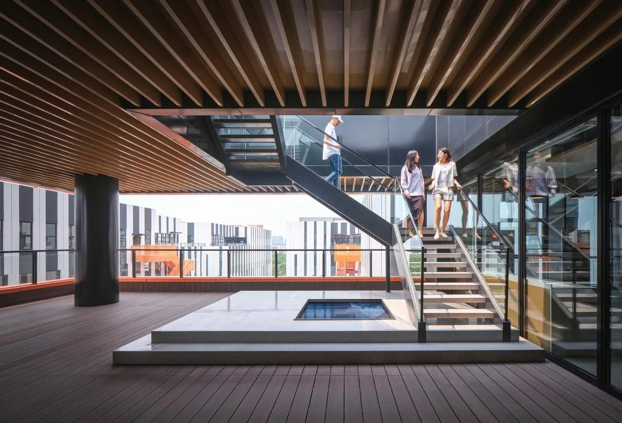 BIM architecture | Jumping colors x smiling curves, injecting vitality and emotion into park buildings: Suzhou Xinyang Industrial Park/FTA