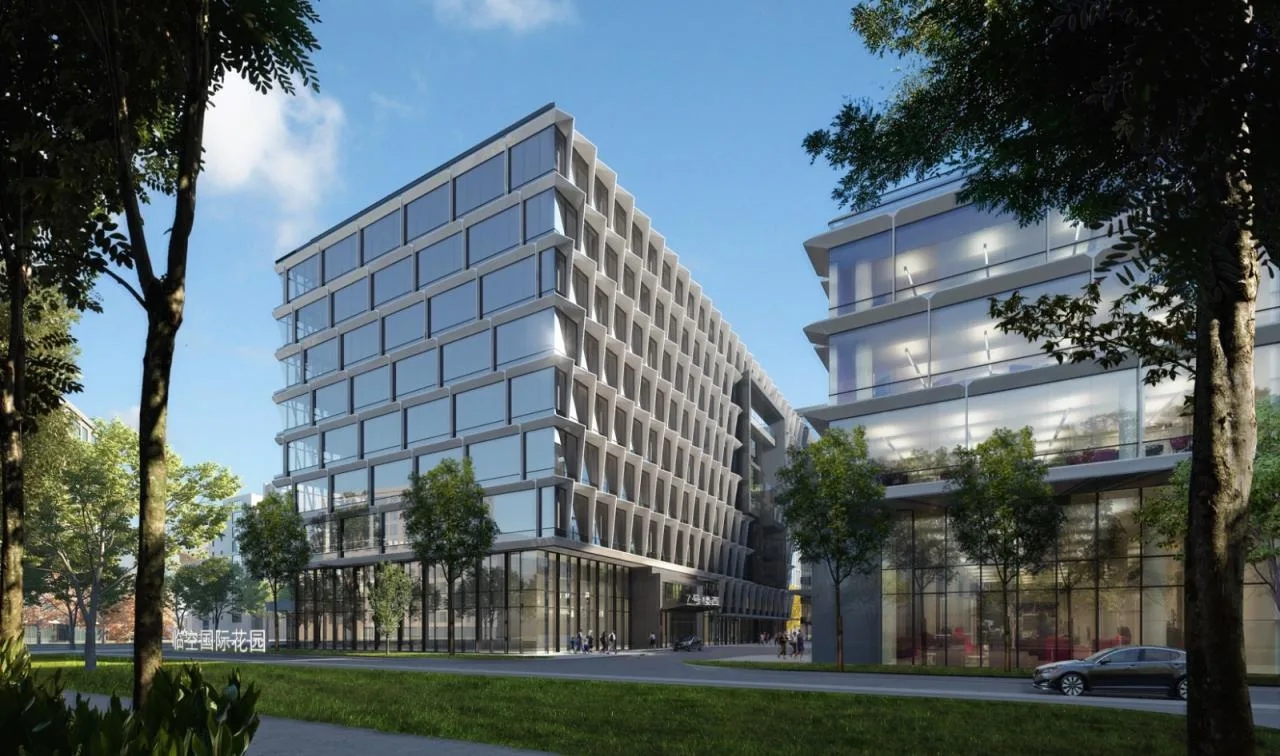 BIM Architecture | Rhythmic Oasis, Beyond Solidification Moment: Large enclosed buildings in the air/BAU Architecture and Urban Design Firm