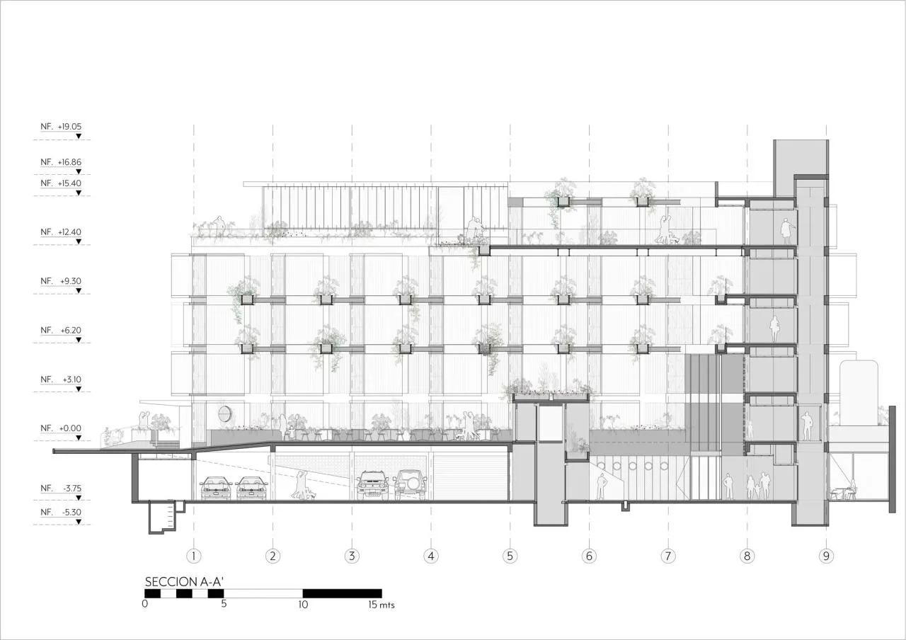 BIM Architecture | BA'RA Hotel/Plan: b arquitectos