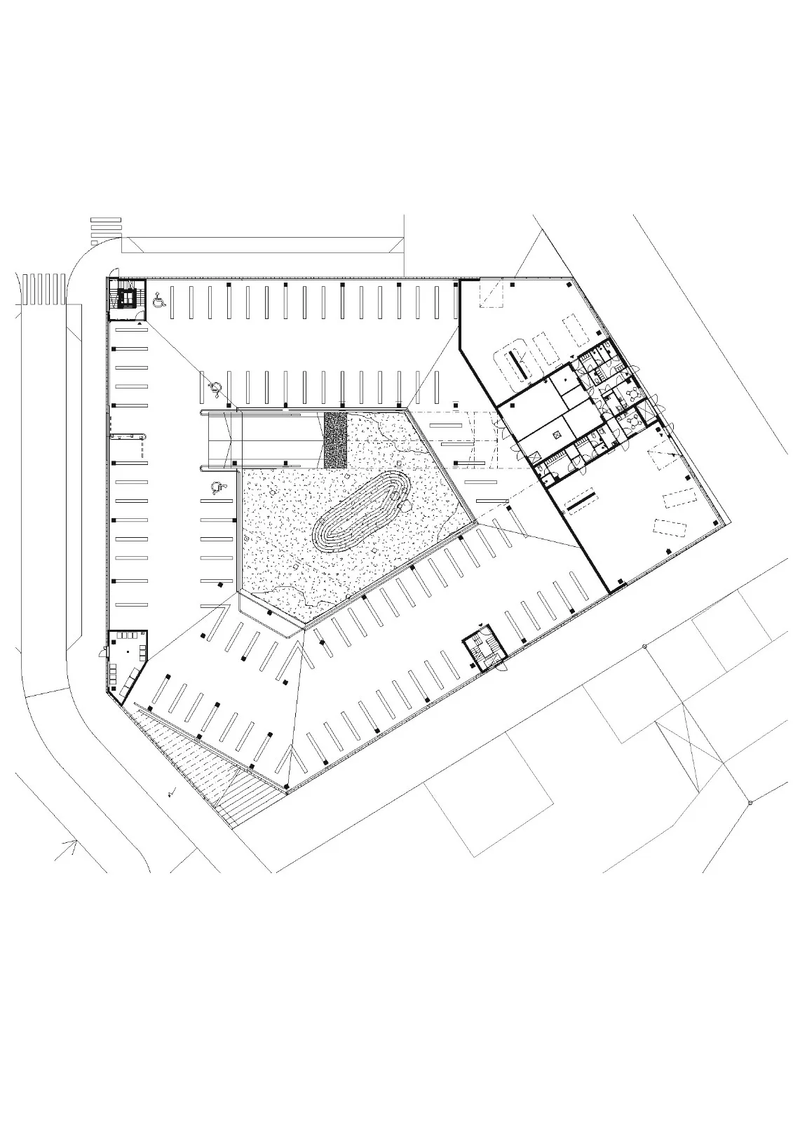 BIM Architecture | Saukonlaituri Terraced Parking Lot/ALA Architects