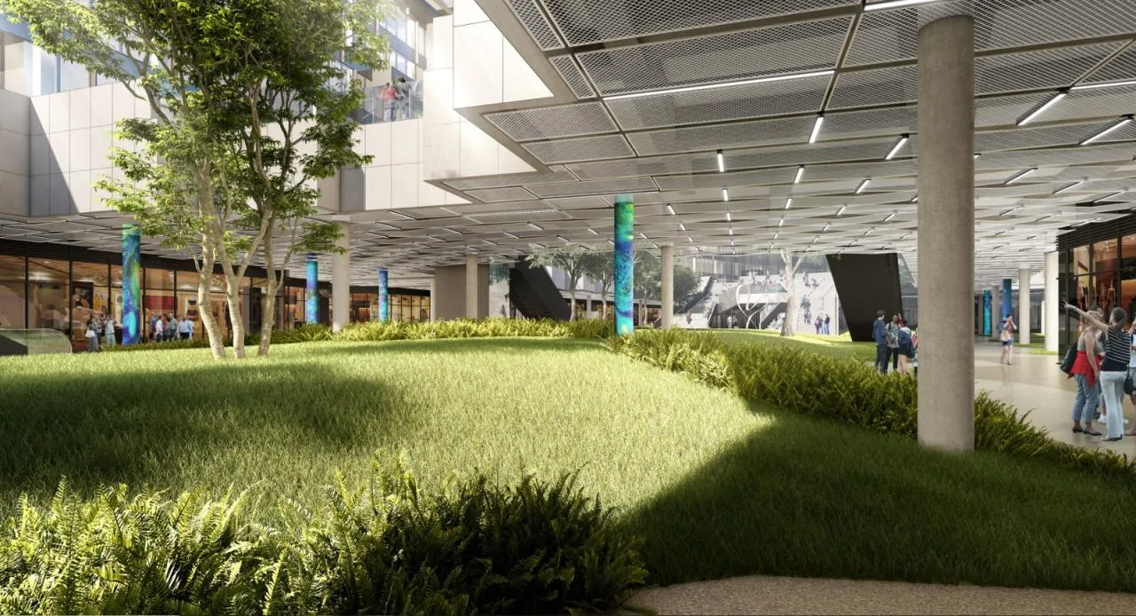 BIM Architecture | Rhythmic Oasis, Beyond Solidification Moment: Large enclosed buildings in the air/BAU Architecture and Urban Design Firm
