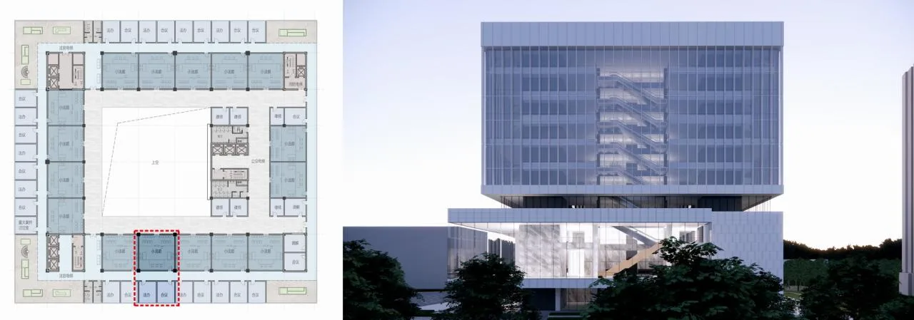 BIM Architecture | Solidified Justice • Changzhou Intermediate People's Court Expansion/Jianhe Architecture