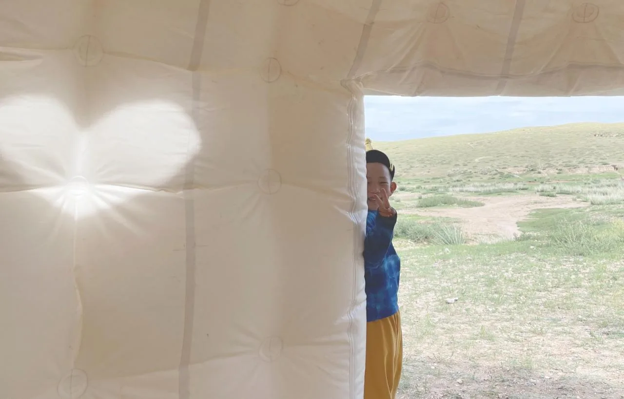 BIM Architecture | Inflatable Mongolian yurt Air Ger/Ger Studio