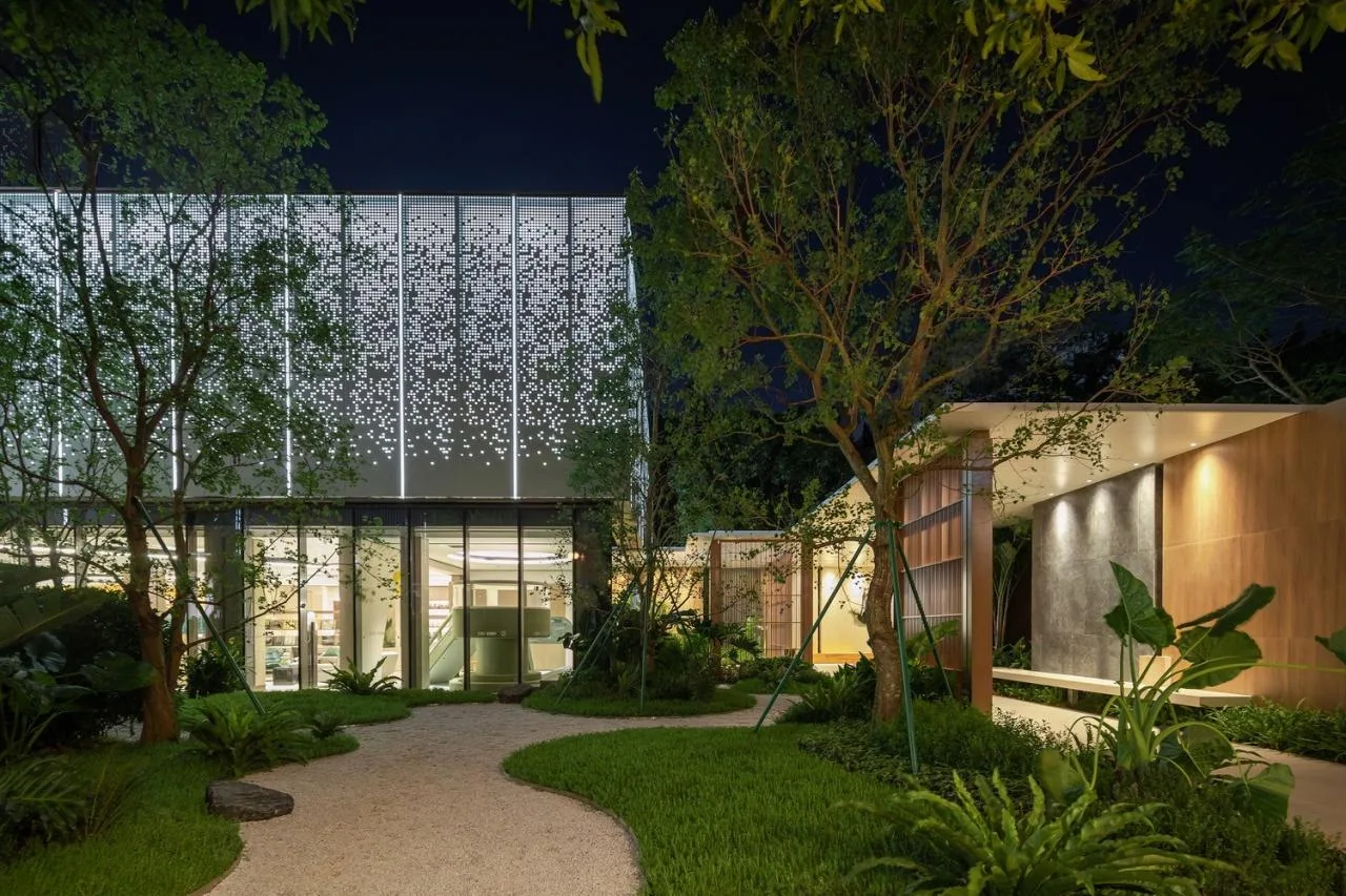 BIM Architecture | Green Forest Secret Realm: Shenzhen COFCO Yuezhang Fenghuangli Exhibition Center/Botao Design