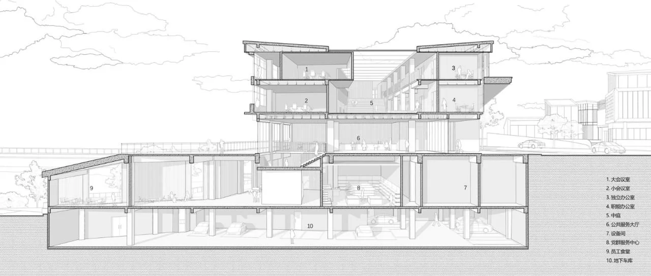 BIM Architecture | Magnet Mouth Service Center/Chongqing Yueji Architectural Design