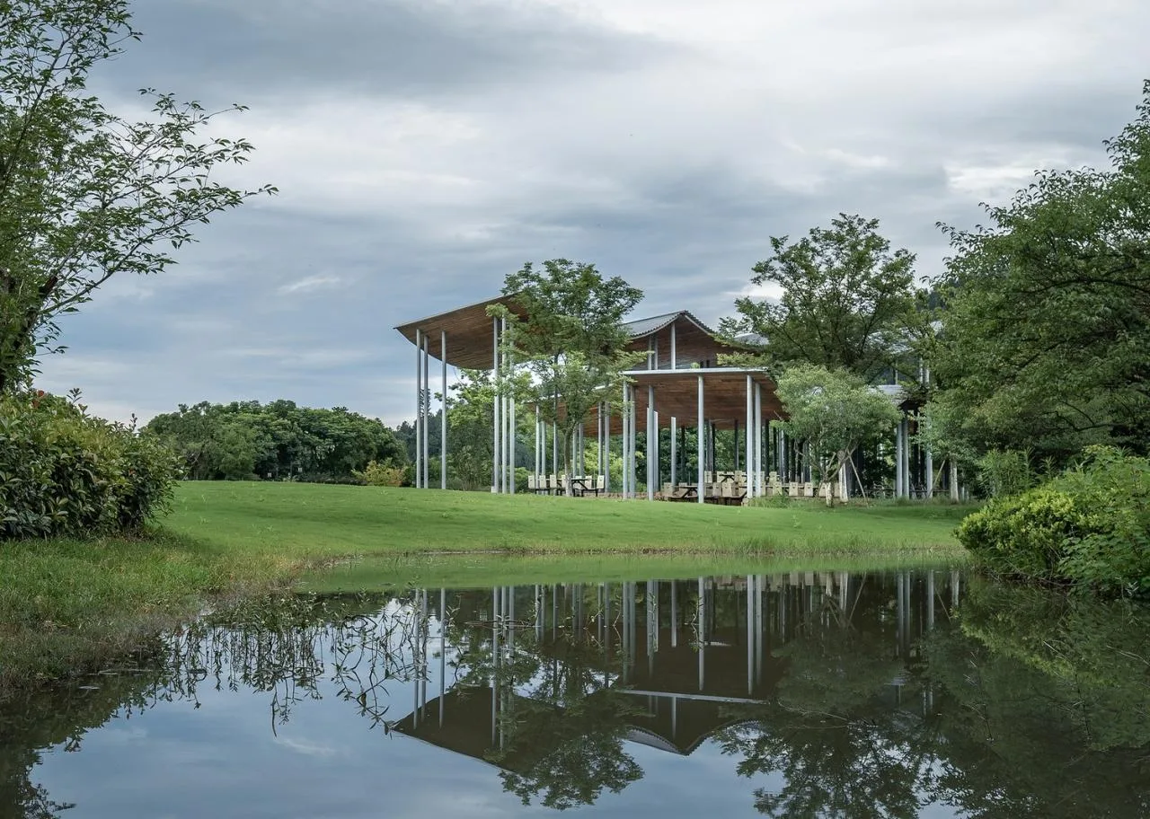 BIM Architecture | Jingshan Flower Sea Pavilion/Zhejiang Agriculture and Forestry University Landscape Design Institute+Hangzhou Dongwei Architecture