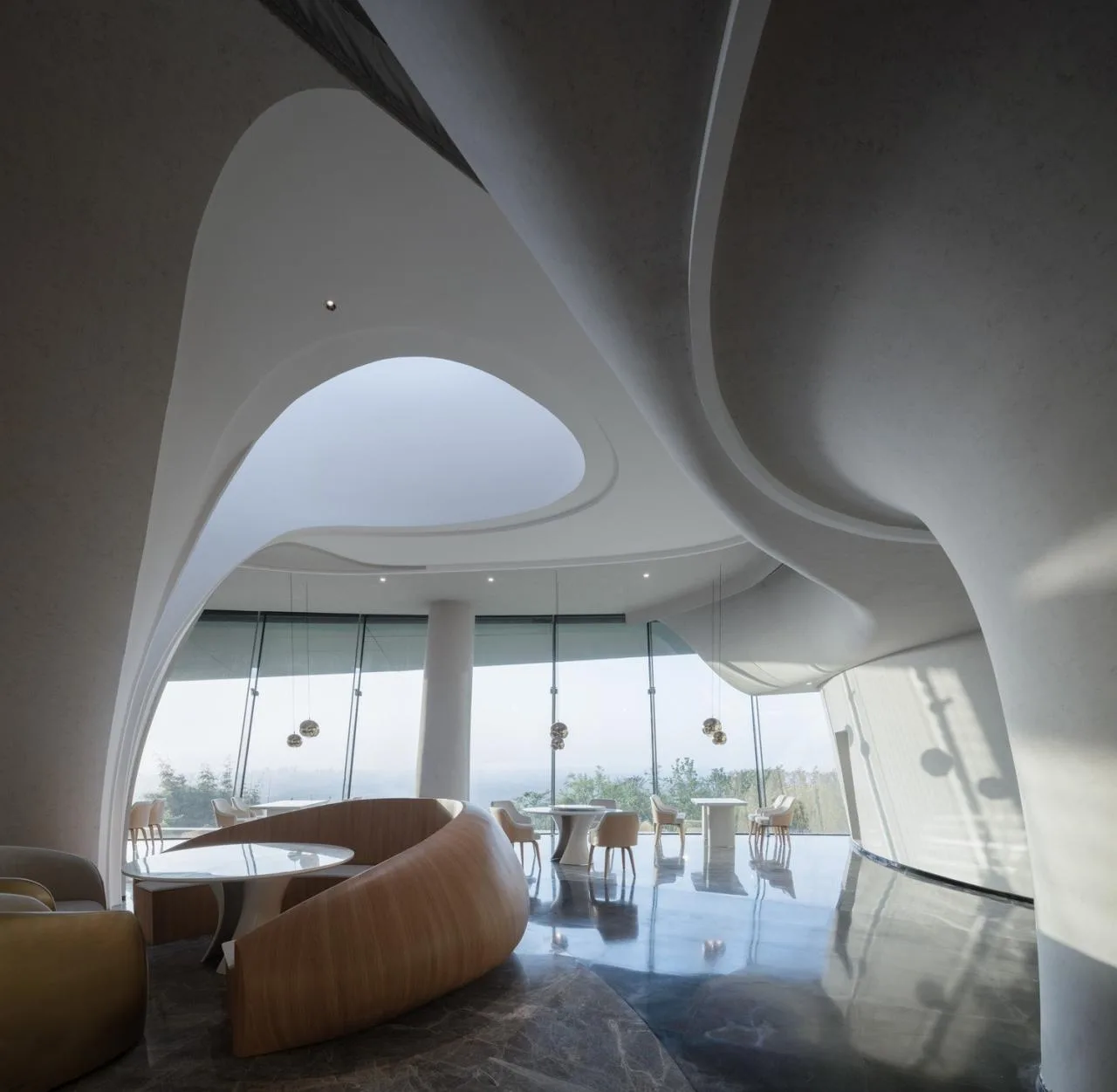 BIM Architecture | Longquan Mountain Mirror High Altitude Platform/BUZZ Architecture Firm