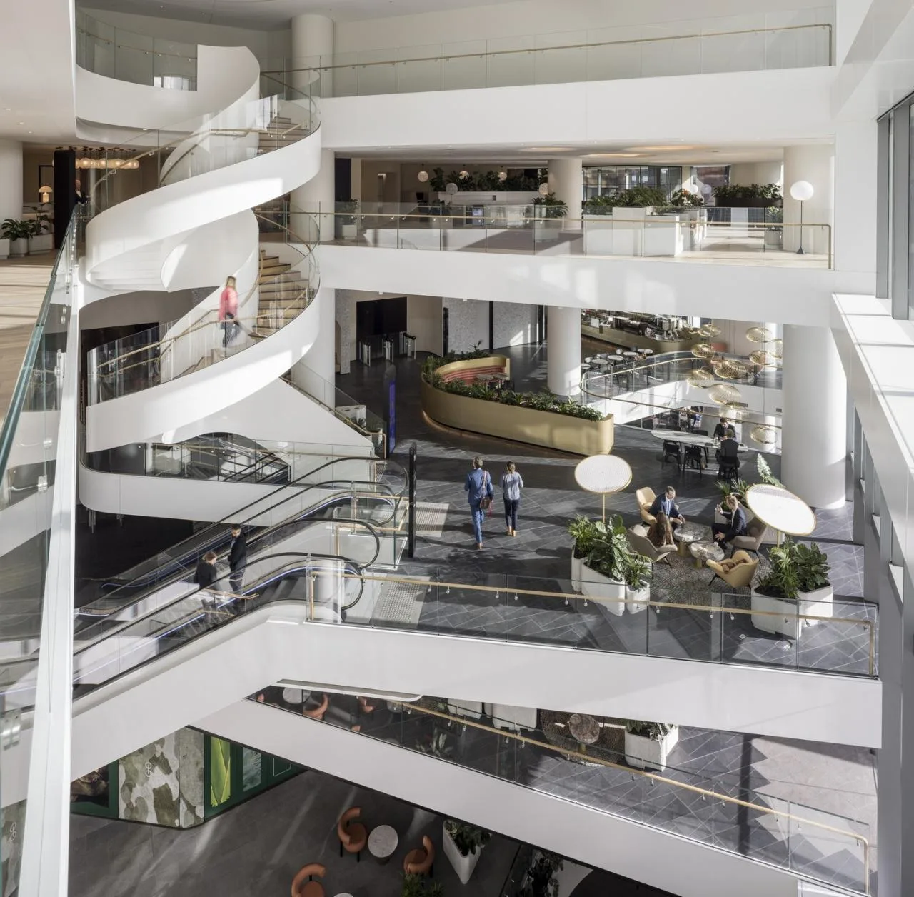 BIM architecture | First tower renovation in Quay Quarter, 'grafting' new floor slabs/3XN