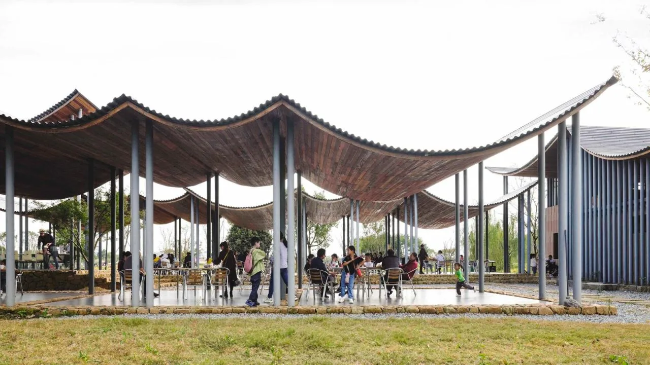 BIM Architecture | Jingshan Flower Sea Pavilion/Zhejiang Agriculture and Forestry University Landscape Design Institute+Hangzhou Dongwei Architecture