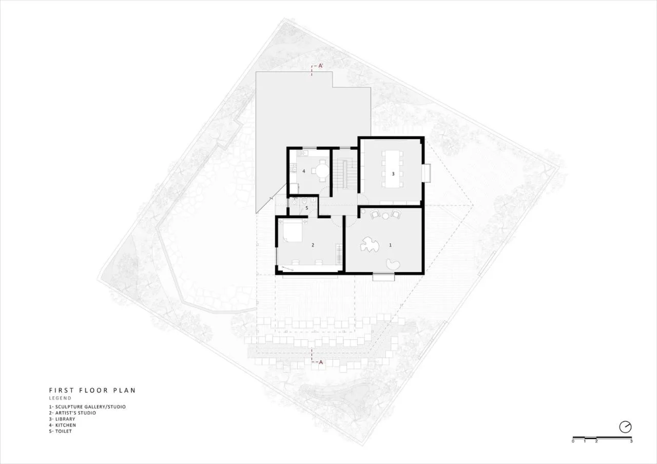 BIM Architecture | Arthshila Cultural Center - Cultural Adaptation and Reuse of Private Infrastructure/Abin Design Studio