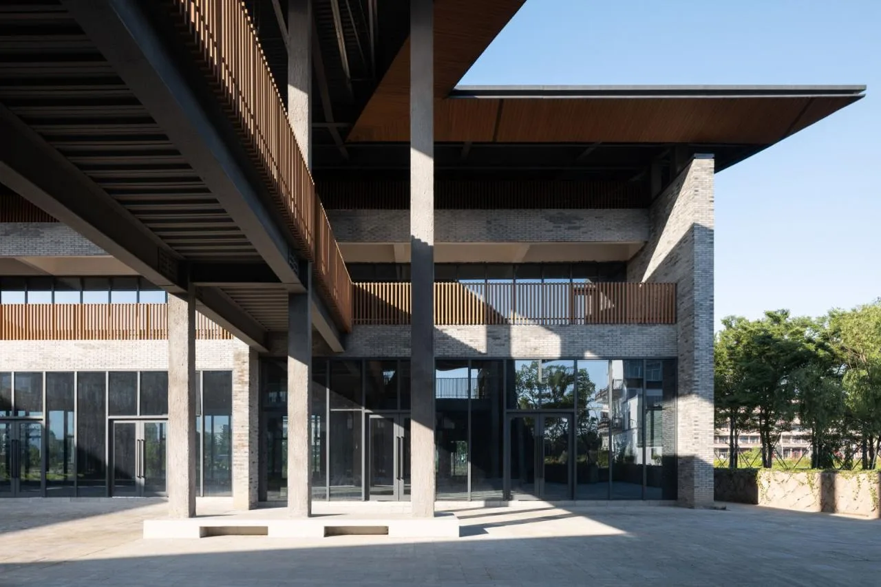 BIM Architecture | Landscape Architecture of Taizhou Lulang Post Station/Garden Building