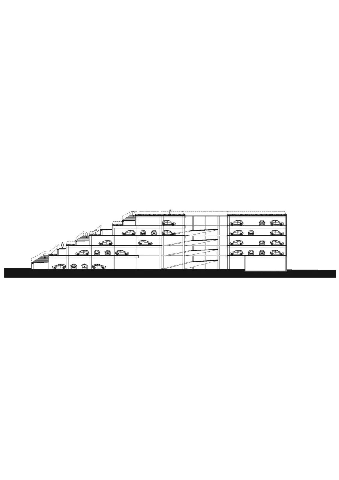 BIM Architecture | Saukonlaituri Terraced Parking Lot/ALA Architects