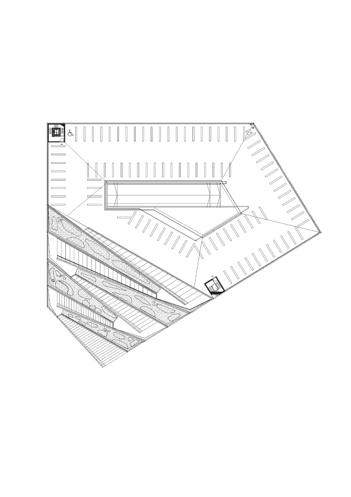 BIM Architecture | Saukonlaituri Terraced Parking Lot/ALA Architects