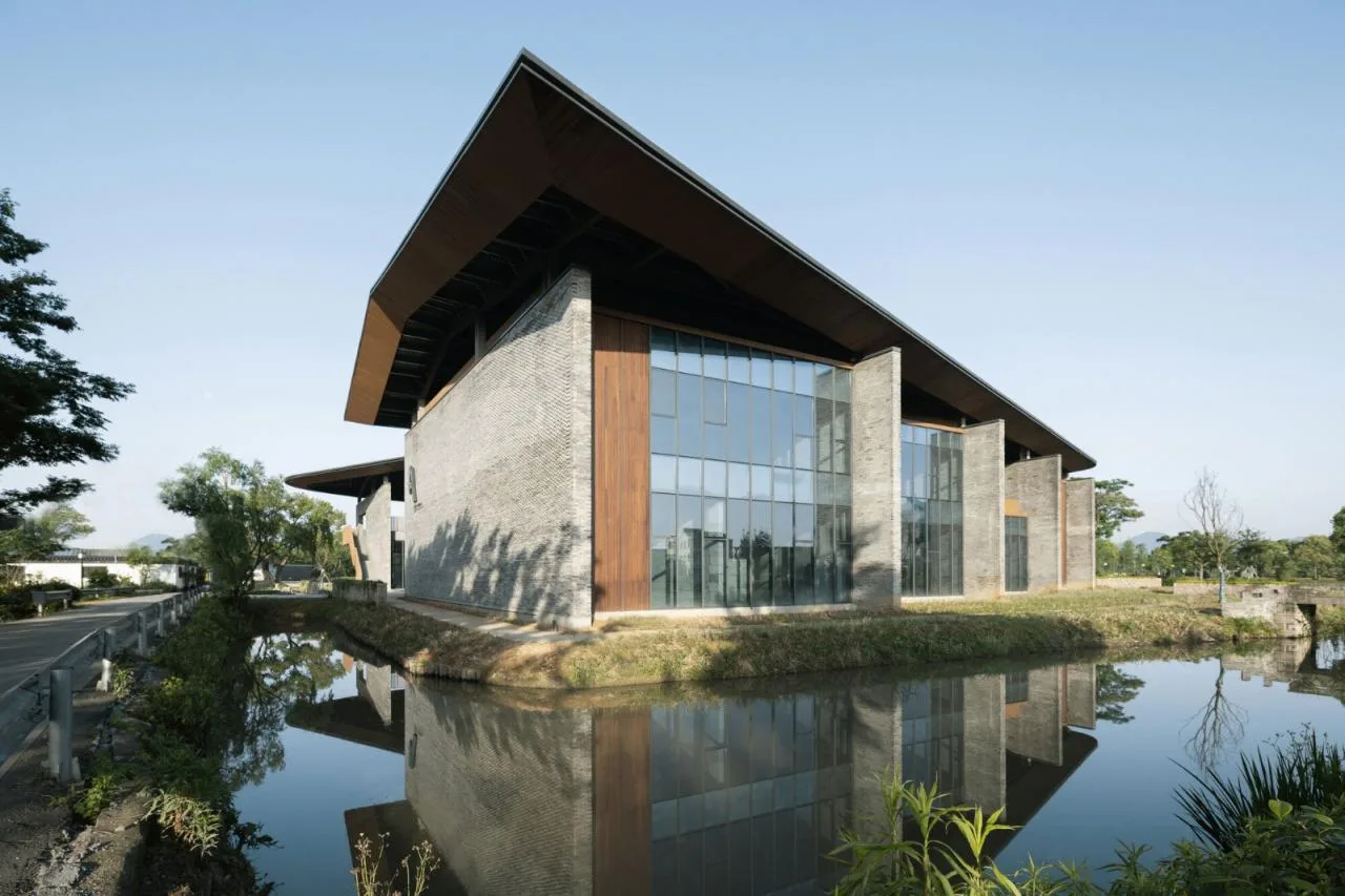 BIM Architecture | Landscape Architecture of Taizhou Lulang Post Station/Garden Building