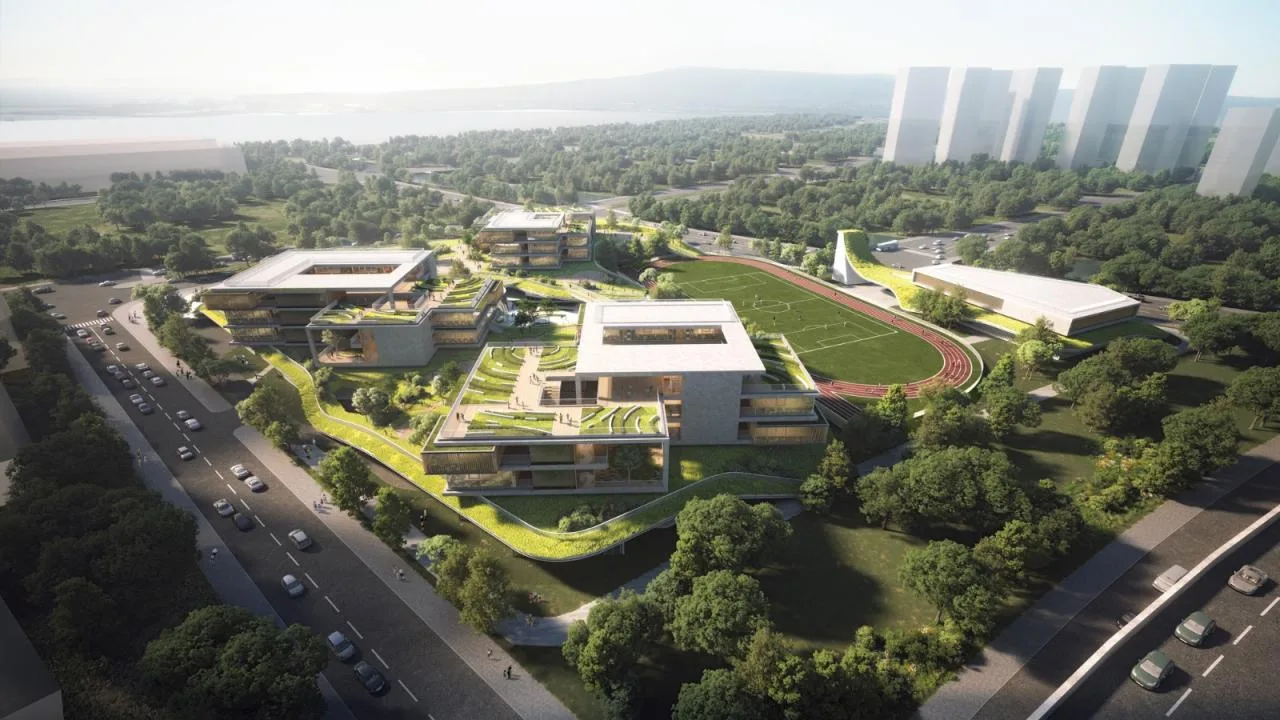 BIM Architecture | Embracing Childhood in the 'Green Wilderness Town' Original: Future Campus of Qianjiang New City in Hangzhou/10 Design