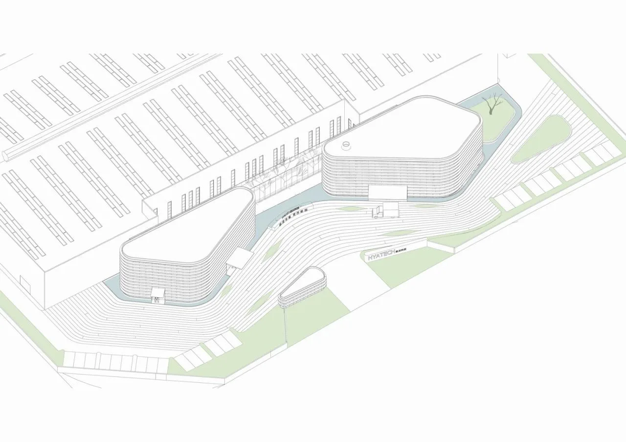 BIM Architecture | Building Sample for the Development of Private Enterprises in Southern Jiangsu: Hangya Technology Headquarters Office Building/Meter sized Building