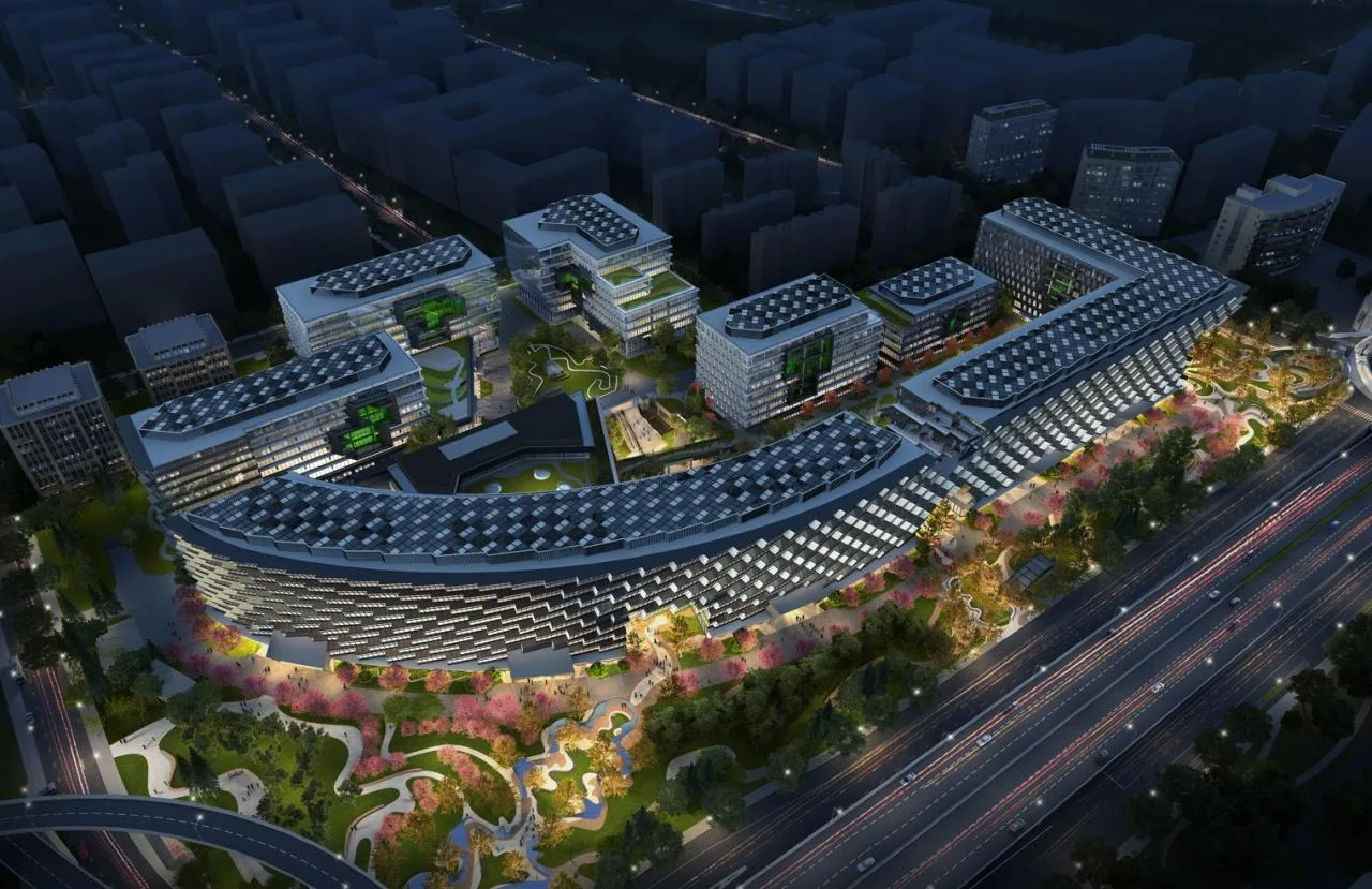 BIM Architecture | Rhythmic Oasis, Beyond Solidification Moment: Large enclosed buildings in the air/BAU Architecture and Urban Design Firm
