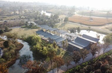 BIM Architecture: Jingshan Flower Sea Pavilion by Zhejiang Agriculture and Forestry University & Hangzhou Dongwei Architecture-BIM WORLD