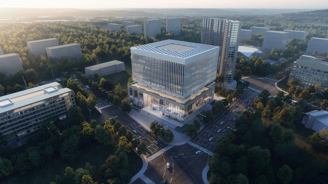 BIM Architecture | Solidified Justice • Changzhou Intermediate People's Court Expansion/Jianhe Architecture