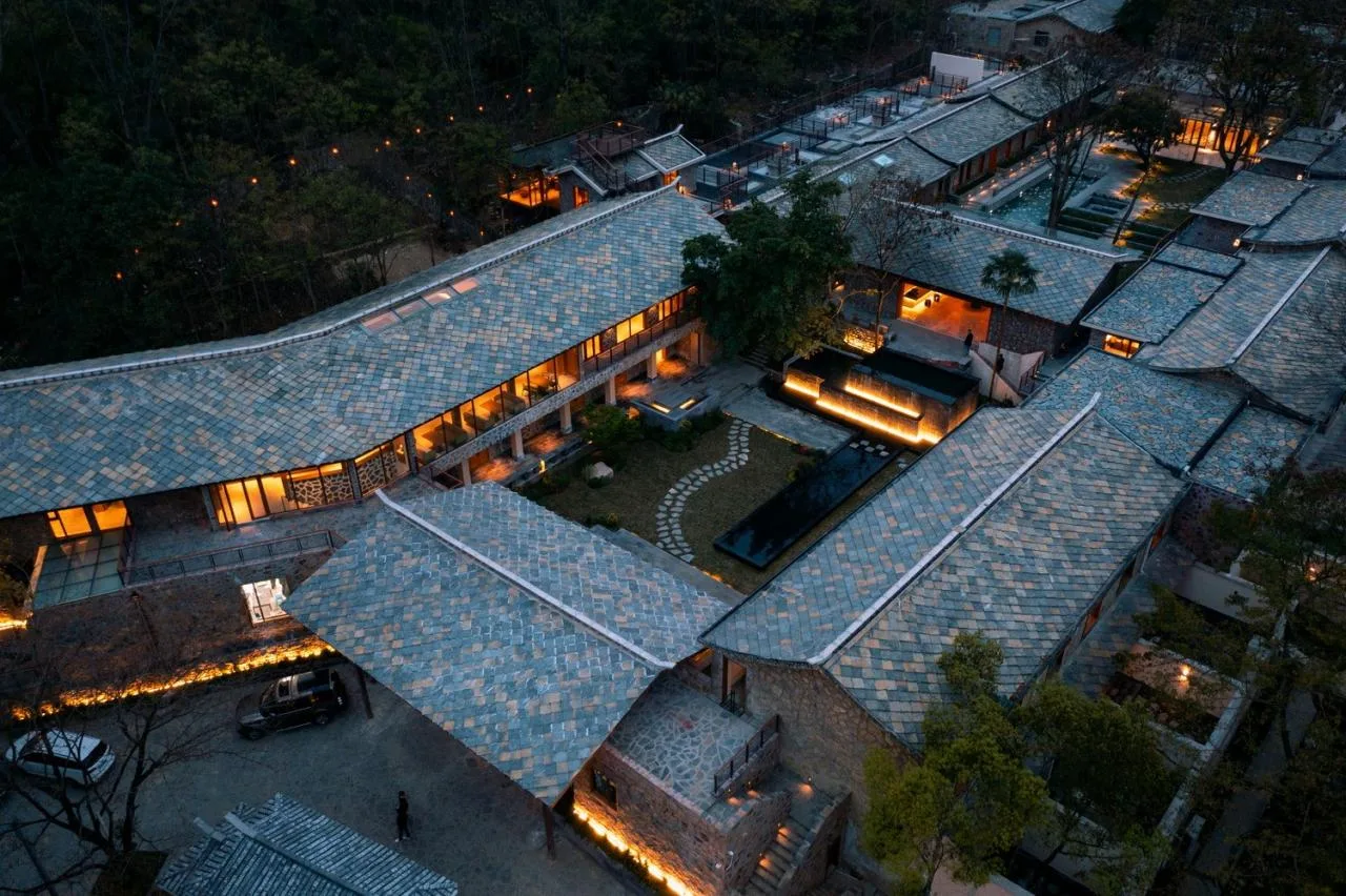 BIM Architecture | Poetic Dwelling Under the Waterfall: Yaojia Waterfall Village/Shanghai Yaoshun Architectural Design Co., Ltd