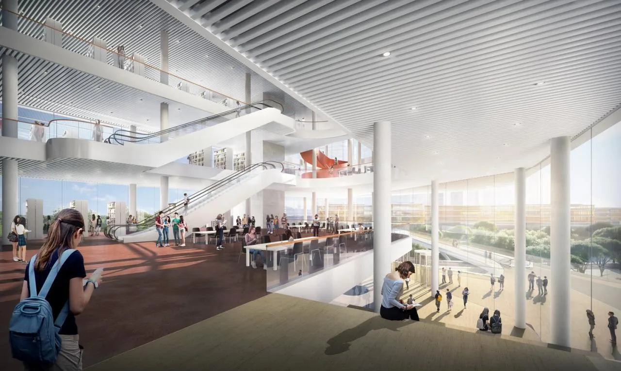 BIM Architecture | Shaping the Medical School Complex with Landscape Arteries: Southern University of Science and Technology School of Medicine and Southern University of Science and Technology Affiliated Hospital/Gabo Architectural Design Firm