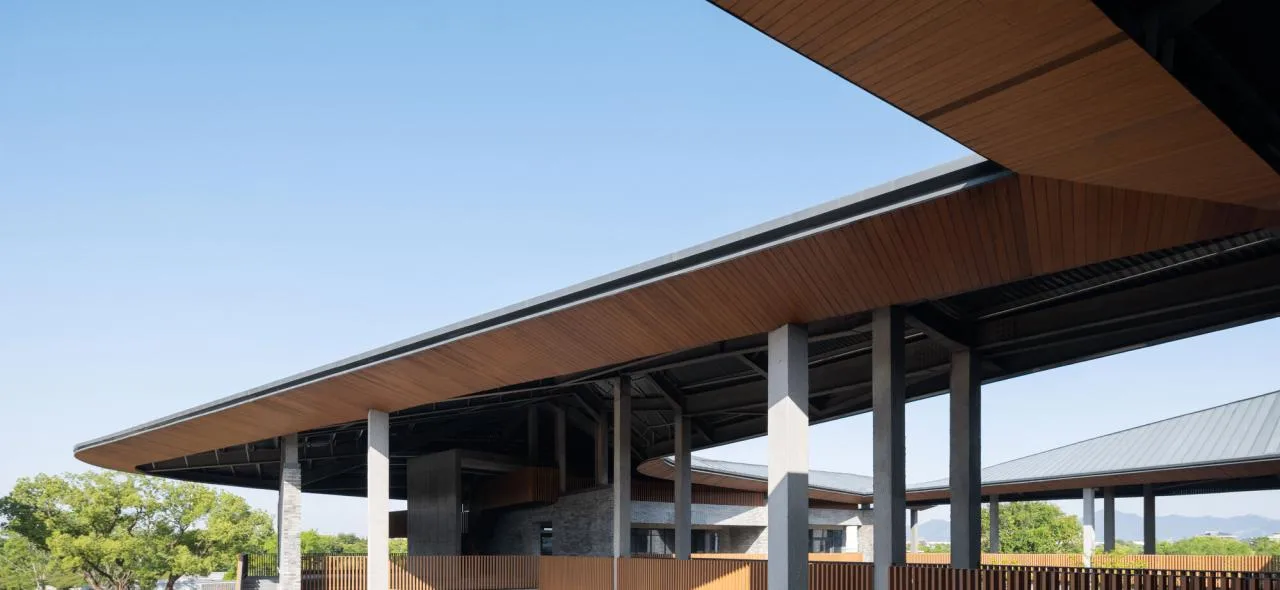 BIM Architecture | Landscape Architecture of Taizhou Lulang Post Station/Garden Building