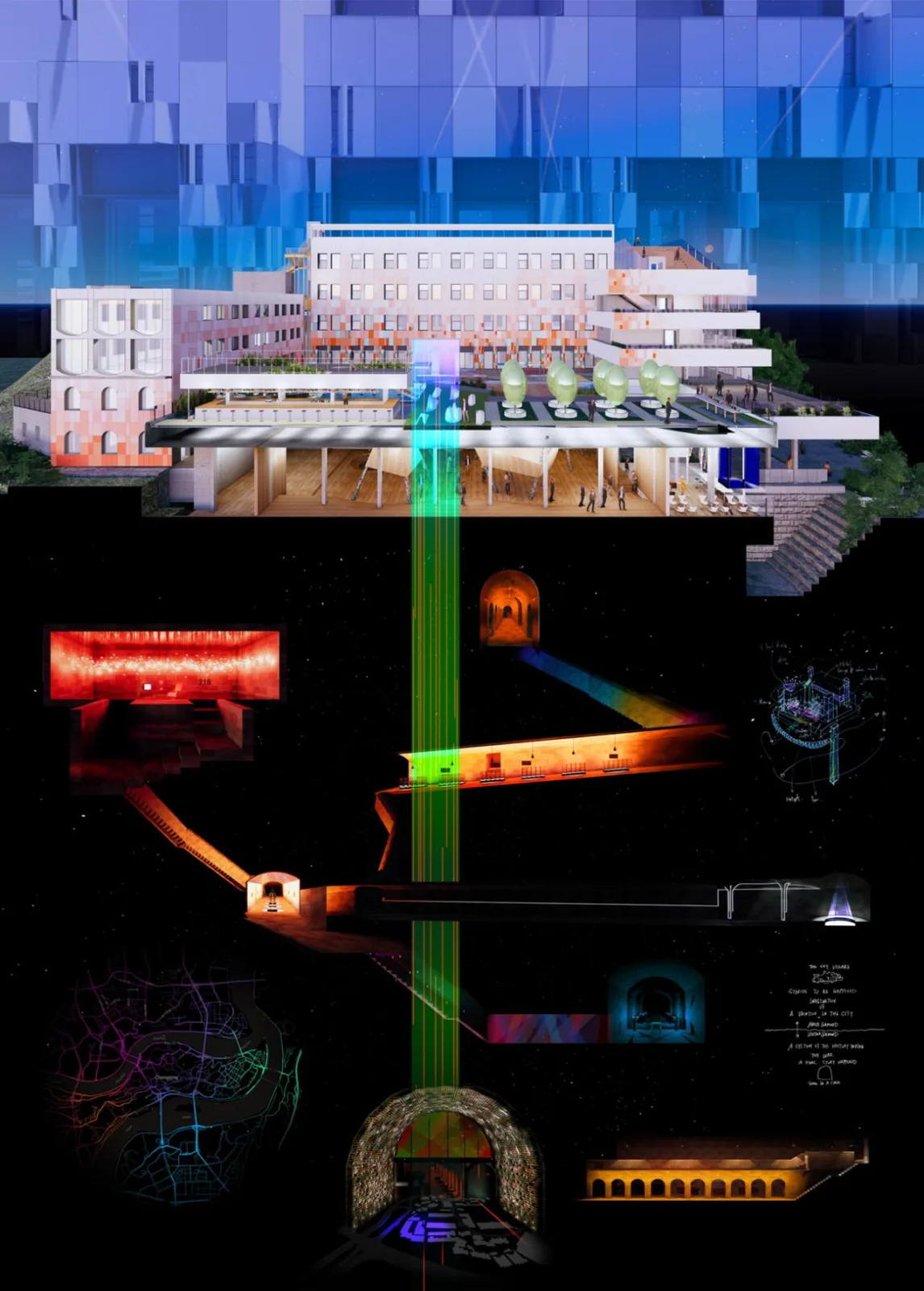 BIM Architecture | Dongcun Urban Rooftop/Unseen Architecture Design Firm