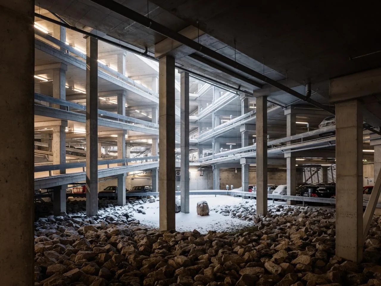 BIM Architecture | Saukonlaituri Terraced Parking Lot/ALA Architects