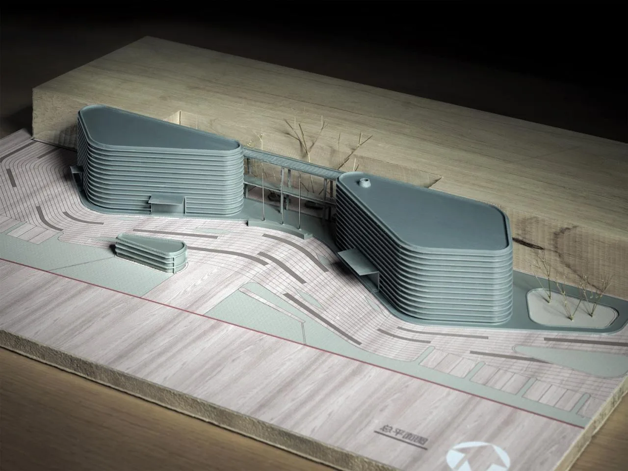 BIM Architecture | Building Sample for the Development of Private Enterprises in Southern Jiangsu: Hangya Technology Headquarters Office Building/Meter sized Building