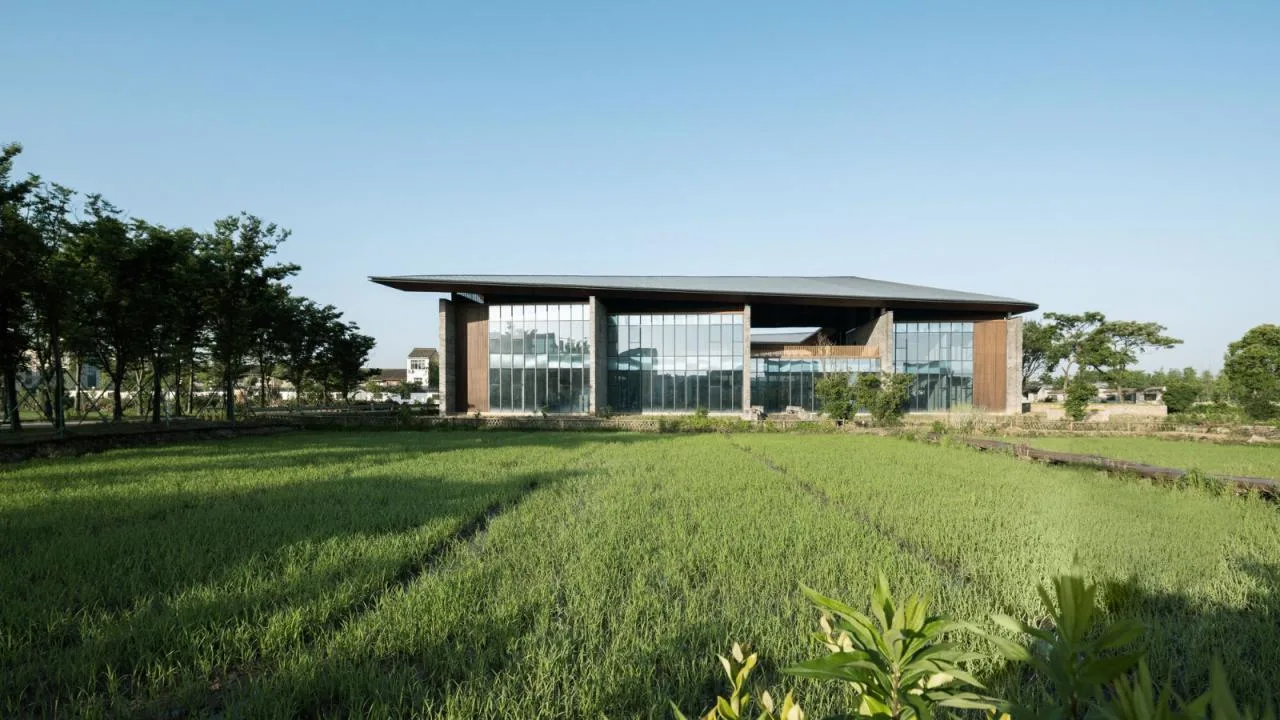 BIM Architecture | Landscape Architecture of Taizhou Lulang Post Station/Garden Building