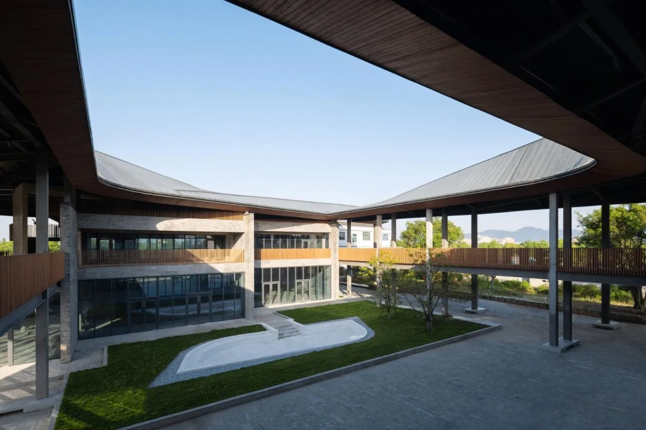 BIM Architecture | Landscape Architecture of Taizhou Lulang Post Station/Garden Building