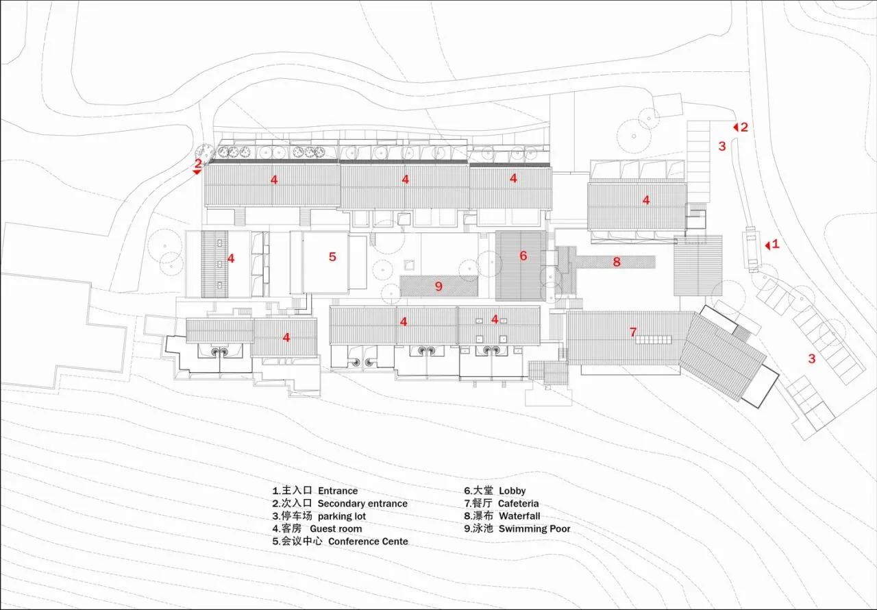 BIM Architecture | Poetic Dwelling Under the Waterfall: Yaojia Waterfall Village/Shanghai Yaoshun Architectural Design Co., Ltd