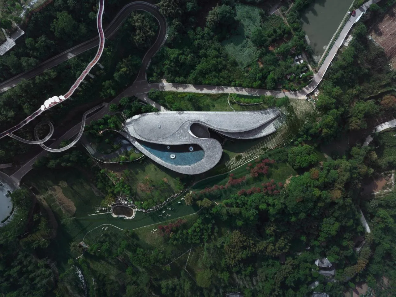 BIM Architecture | Longquan Mountain Mirror High Altitude Platform/BUZZ Architecture Firm