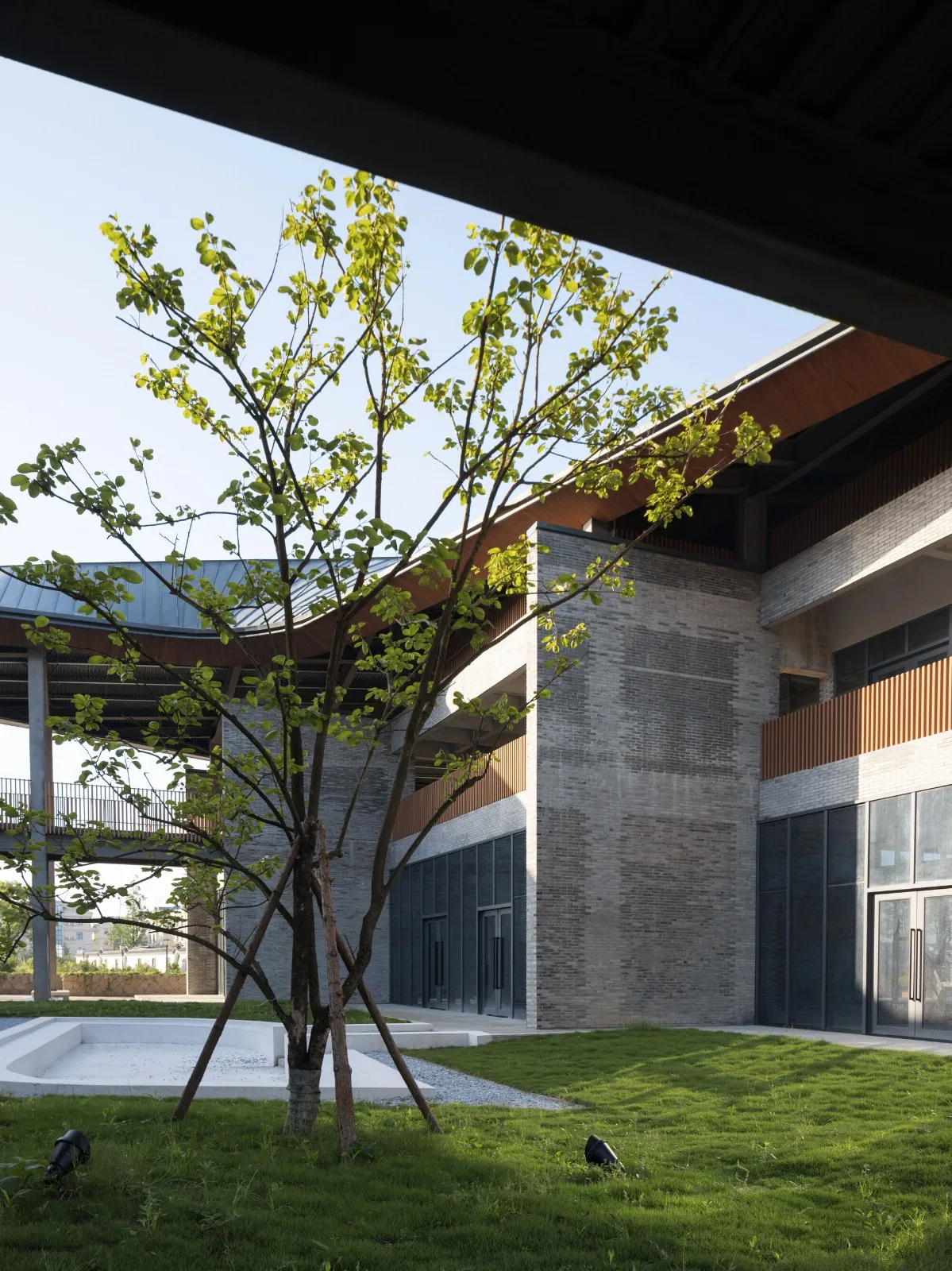BIM Architecture | Landscape Architecture of Taizhou Lulang Post Station/Garden Building