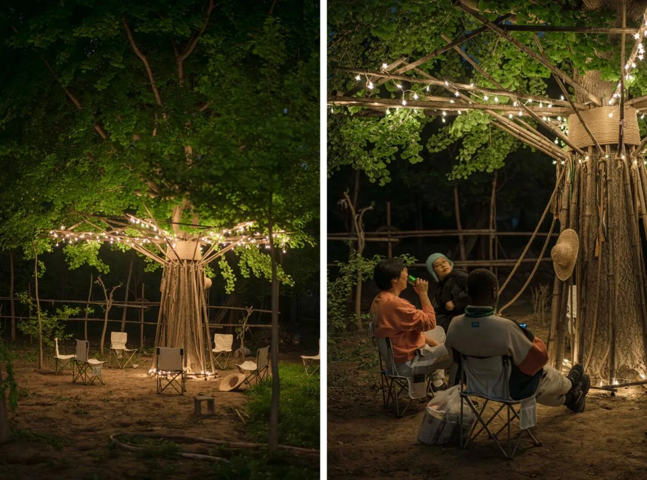 BIM Architecture | Embracing Sustainability: Bamboo Installation Tree of Life/UK Studio