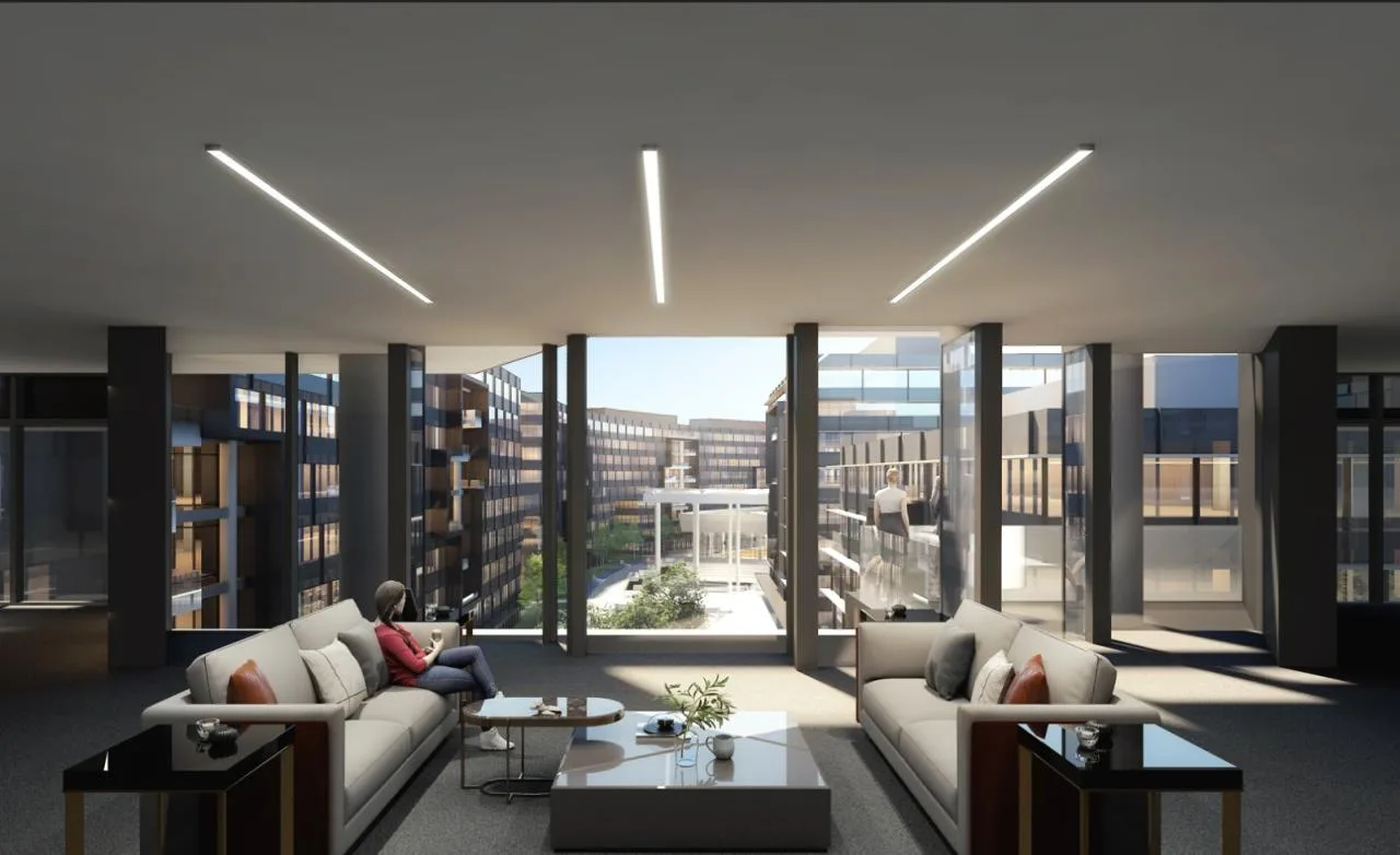 BIM Architecture | Rhythmic Oasis, Beyond Solidification Moment: Large enclosed buildings in the air/BAU Architecture and Urban Design Firm