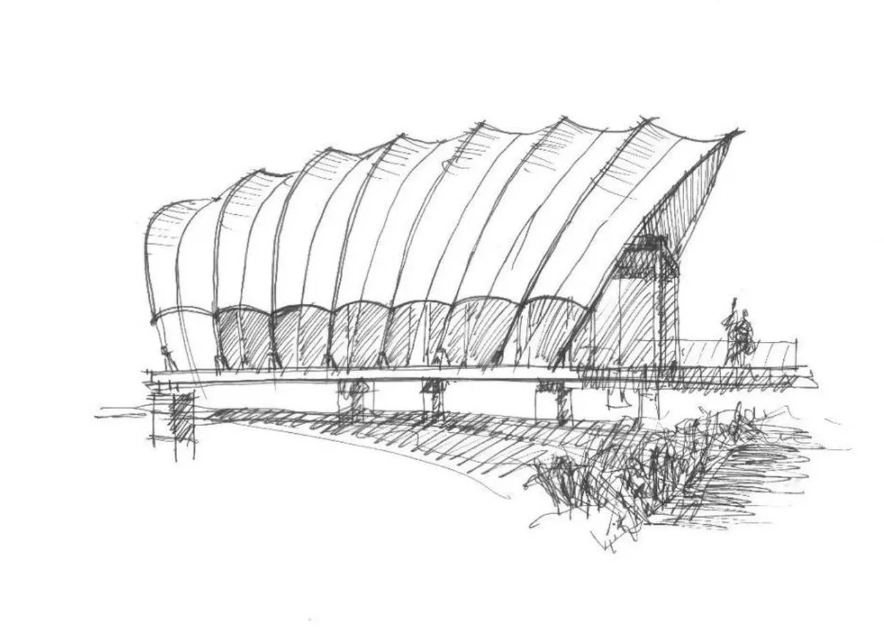 BIM Architecture | Mengbala Visible Zeqi Tent Hotel/Jieshi Architectural Planning and Design