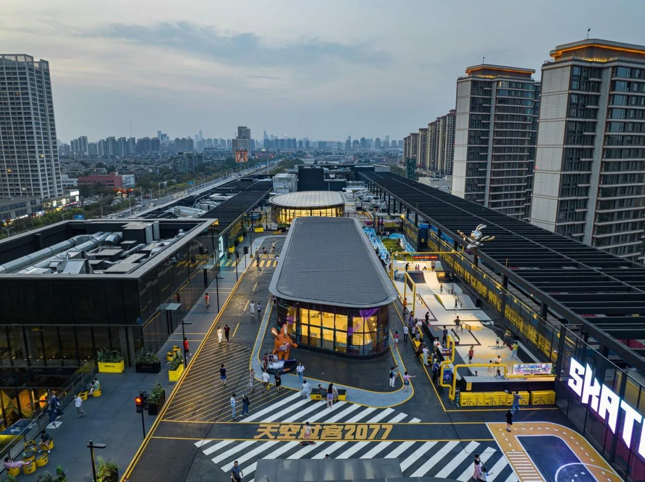 BIM Architecture | Sky Traveler - Tianjin Zhonghai Huanyu City Tiantai Skateboarding Park/DAGA Grand View Architecture