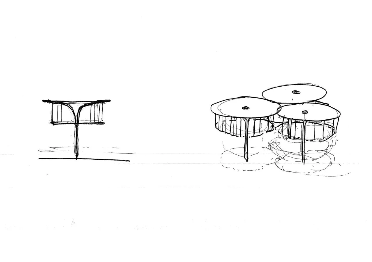 BIM Architecture | T-shaped Suspension, PJKita Community Center/DTLM Design Group