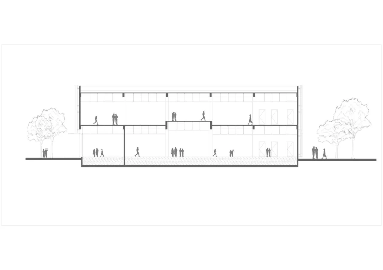BIM Architecture | Tongxiang Red Culture Education Center/Qingshang Construction Society