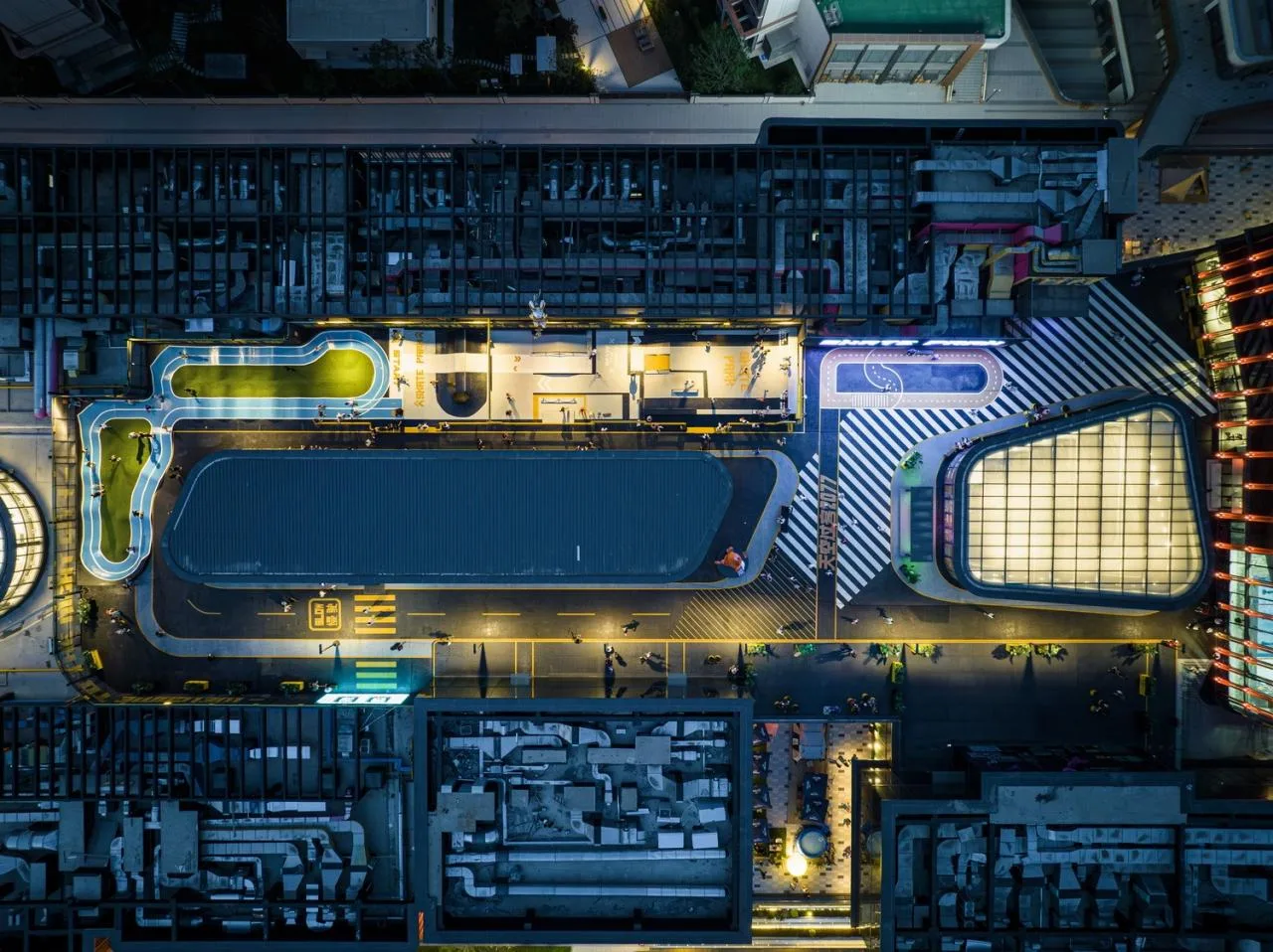 BIM Architecture | Sky Traveler - Tianjin Zhonghai Huanyu City Tiantai Skateboarding Park/DAGA Grand View Architecture