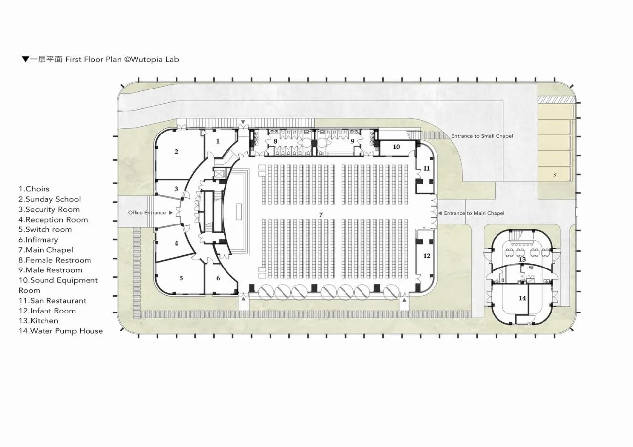 BIM Architecture | Fengxian Qixian Jesus Church/Wutopia Lab